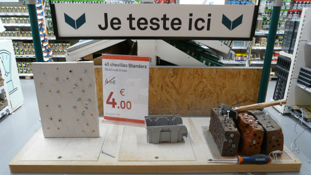 ‘I'll try this out’ - French DIY stores are popular with their customers.